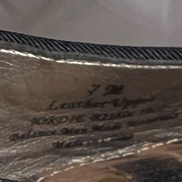 Sam Edelman slip on animal print flats with silver toes size 7.5 - Picture 8 of 9